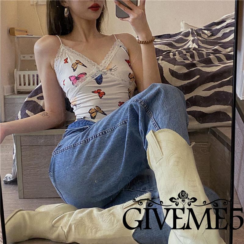 Áo Không Tay Cổ Chữ V Phối Ren Thời Trang Quyến Rũ Dành Cho Nữ