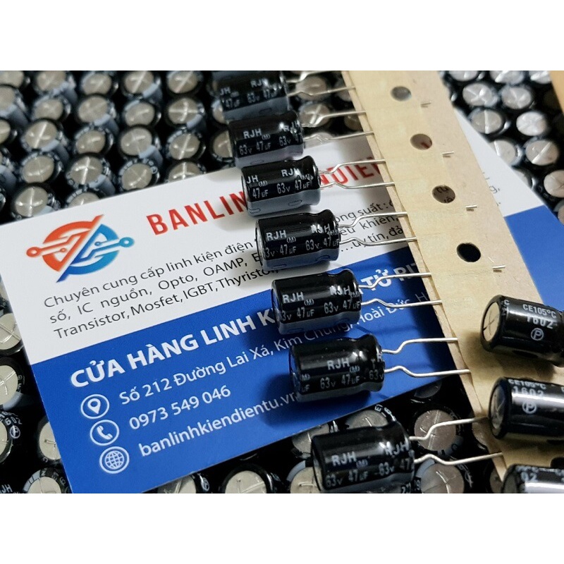 Tụ hóa 47UF 63V 47UF63V47UF 8X12mm