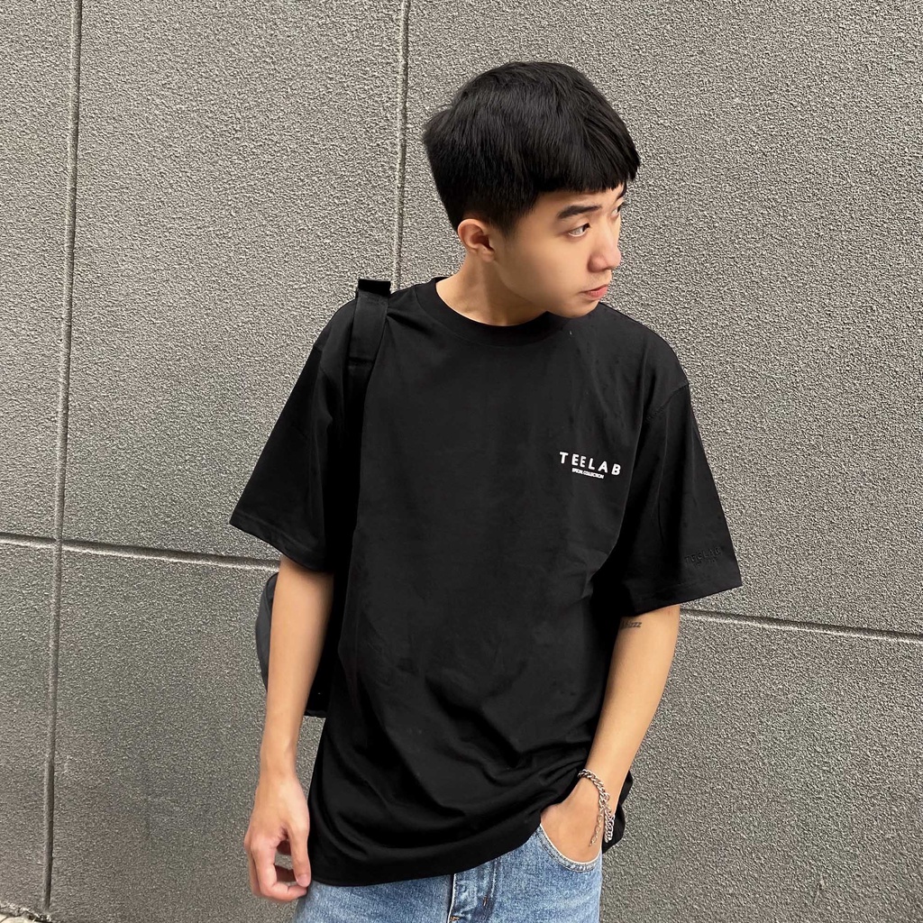 Áo Thun Local Brand Unisex Teelab Premium Special Collection / Đen TS168