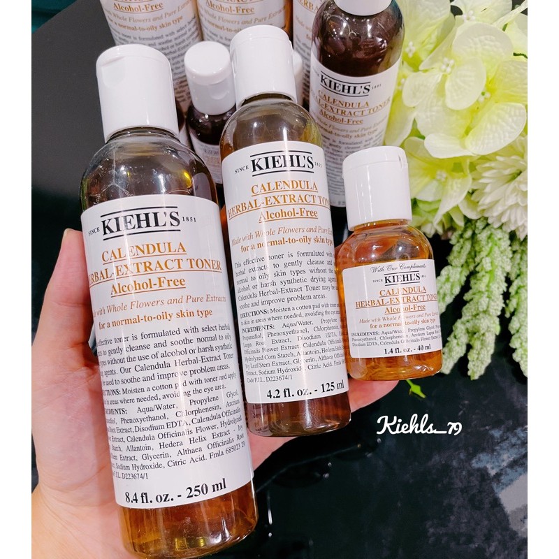 [Bill Mỹ] Kiehl’s Calendula Herbal Extract Toner Hoa cúc 250ml