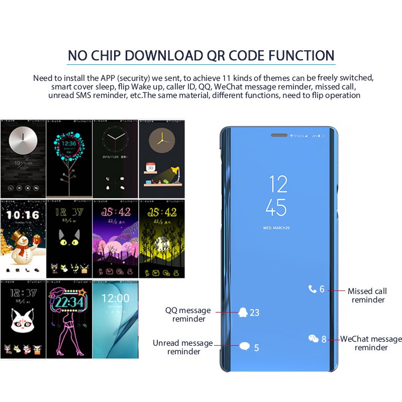 Ốp Điện Thoại Nắp Lật Gương Cao Cấp Cho Oppo Reno 5 4 Pro 5g 4f 4z Reno5 Pro Reno4 Pro Neo4F Reno4F