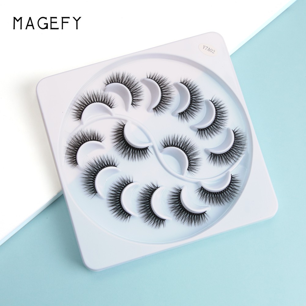 Lông mi giả MAGEFY 3D 7 cặp có thể tái sử dụng