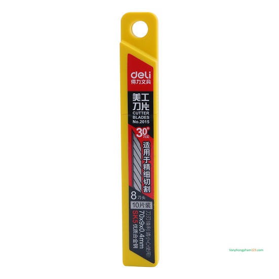 Lưỡi dao rọc giấy Deli 2015 – 30 độ
