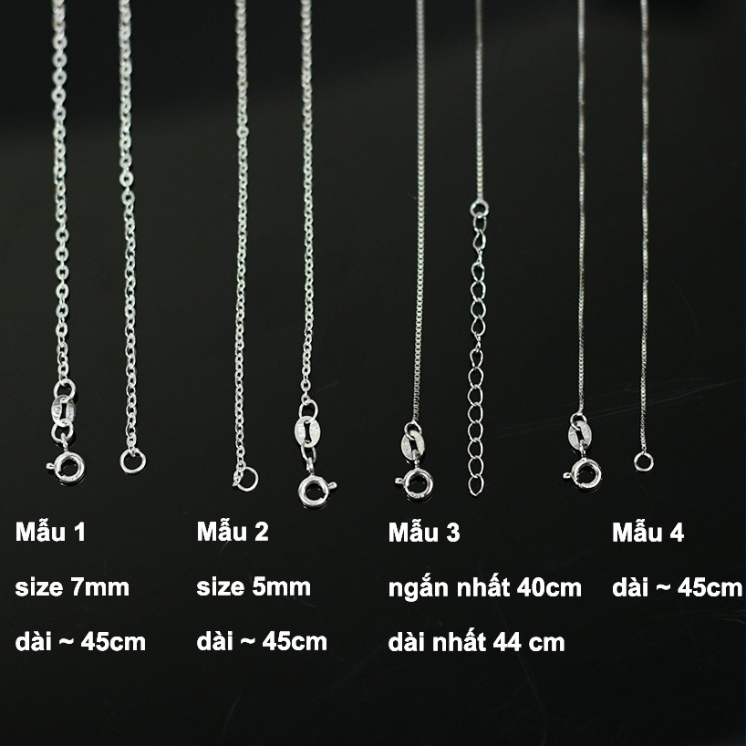 Dây chuyền bạc s925 - Mẫu dây chuyền đa dạng mẫu mã - Trong Nhà