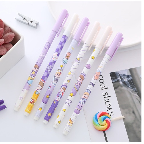 Bút Mực Nước Ngòi 0.38mm Thiết Kế Nhiều Hình Độc Đáo Sáng Tạo Tiện Lợi
