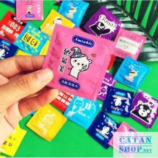 Khăn giấy ướt mini giả BCS, khăn ướt gói vuông tiền lợi khi đi du lịch GD571-KhanBCS