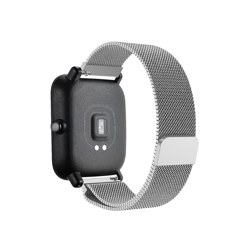 Replacement 20mm Milanese Strap for Xiaomi Huami Amazfit GTS / gtr 42mm / Bip Lite Band / DT35 / P8 / W88