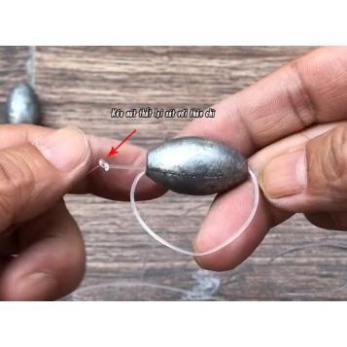 Chì câu cá tròn xuyên tâm  Đồ Câu Tiến Long