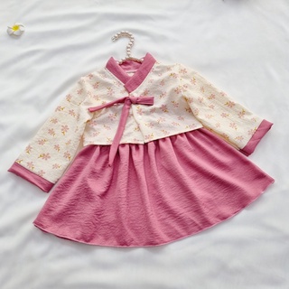 [ CÓ QUÀ TẶNG 💝] Đầm handbok hồng bé gái
