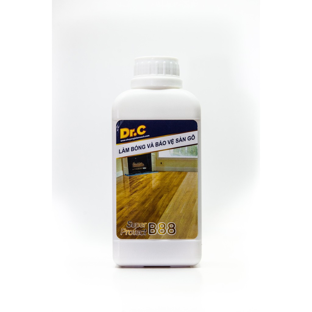 Dung Dịch Phủ Bóng, Phục Hồi, Tạo Lớp Bảo Vệ Sàn, Chống Trơn Trượt sàn gỗ Dr.C B88 Super Protect