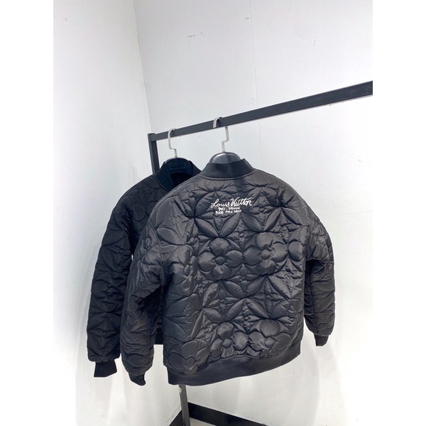 Áo khoác phao LV Louis Vuitton khóa zip cao cấp