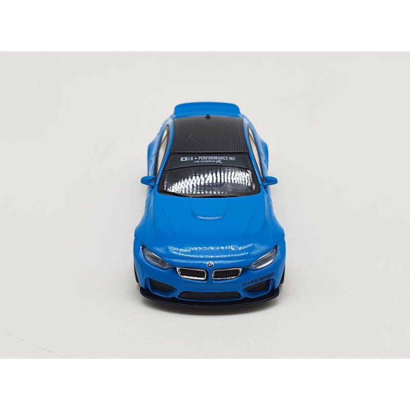 Xe Mô Hình LB*WORKS BMW M4 BaBy Blue LHD 1:64 Mini GT ( Xanh Biển)