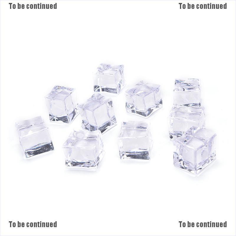 Bộ 10 Viên Đá Giả Trong Suốt Kích Thước 2 / 2.5 / 3cm