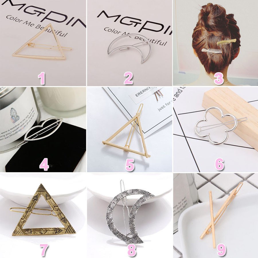Kẹp Tóc Hàn Quốc 9 Kiểu Mới