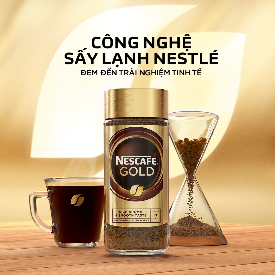 Cà phê hòa tan Nescafé Gold Blend Arabica nguyên chất - nhập khẩu Anh 100g/200g