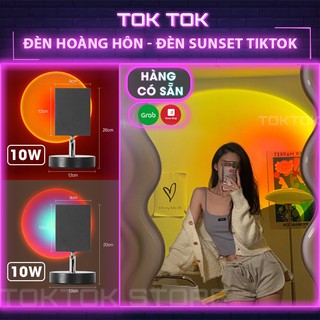 Đèn Hoàng Hôn, Sunset, TIKTOK chiếu cầu vồng trang trí, chụp hình, quay