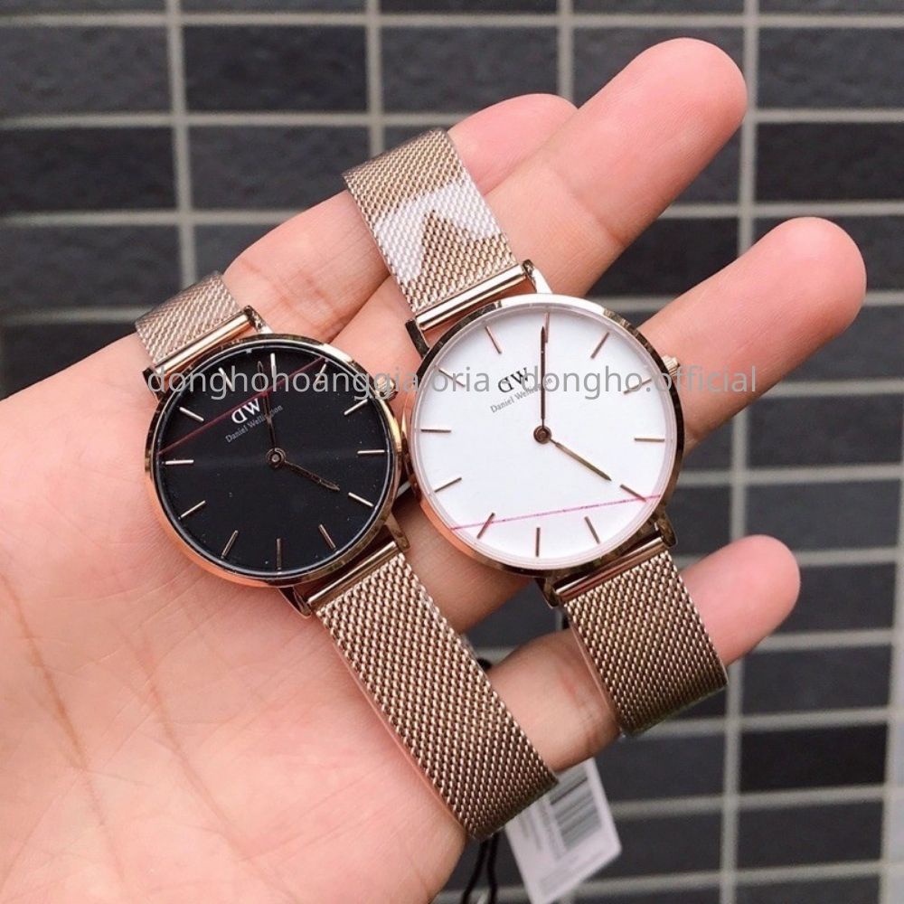 Đồng hồ nữ dw dây kim loại size 22mm đồng hồ Nữ chống Nước 3ATM Sang Trọng Bảo Hành 24 Tháng - Mã D01
