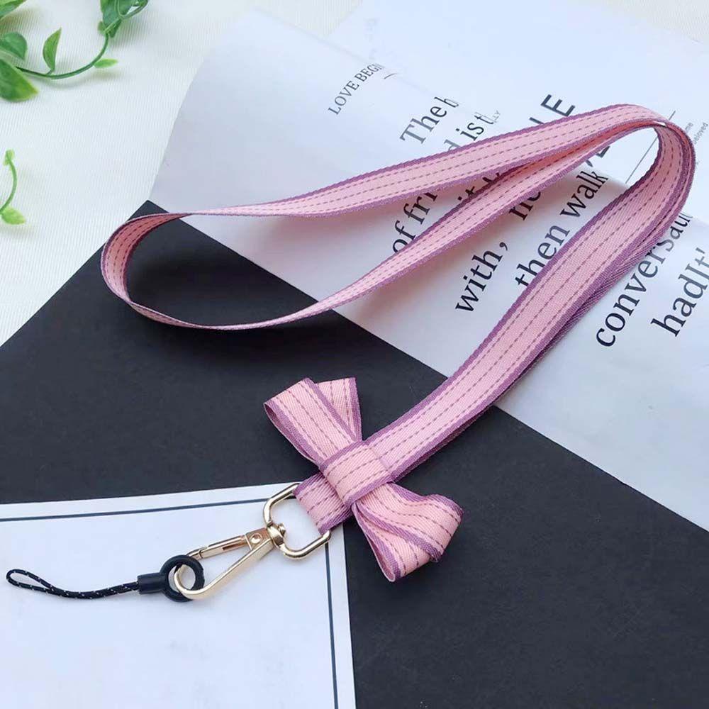 Dây Đeo Điện Thoại / Thẻ ID / Thẻ ID Hình Nơ Xinh Xắn Cho Nam Nữ