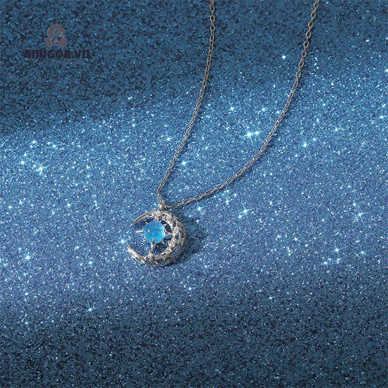 Vòng cổ Hình Mặt Trăng Ngôi Sao Thời Trang Cho Nữ