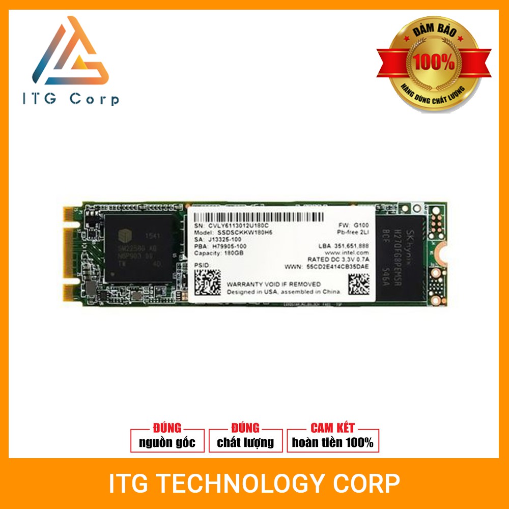 Ổ cứng SSD Intel 540s Series M.2 2280 Sata III 6Gb/S 180GB | BigBuy360 - bigbuy360.vn
