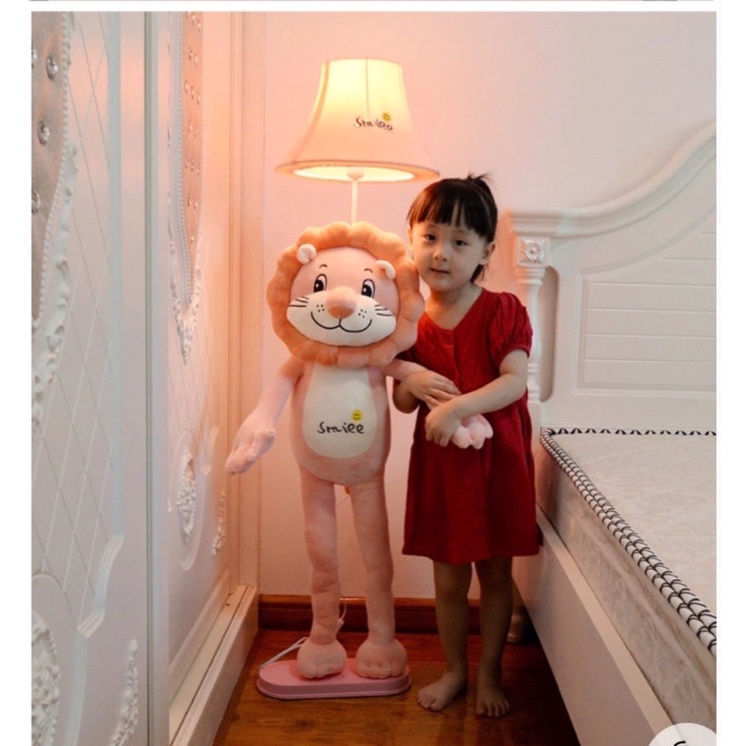 Đèn cây hình thú 3D hoạt hình nhồi bông dễ thương cho bé