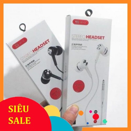 Tai nghe nhét tai BYZ SE-519 - Mic Đàm Thoại Cực Tốt BẢO HÀNH 6 THÁNG
