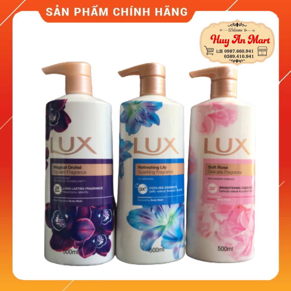 Sữa tắm Lux Thái Lan SIÊU THƠM CAO CẤP 500ml