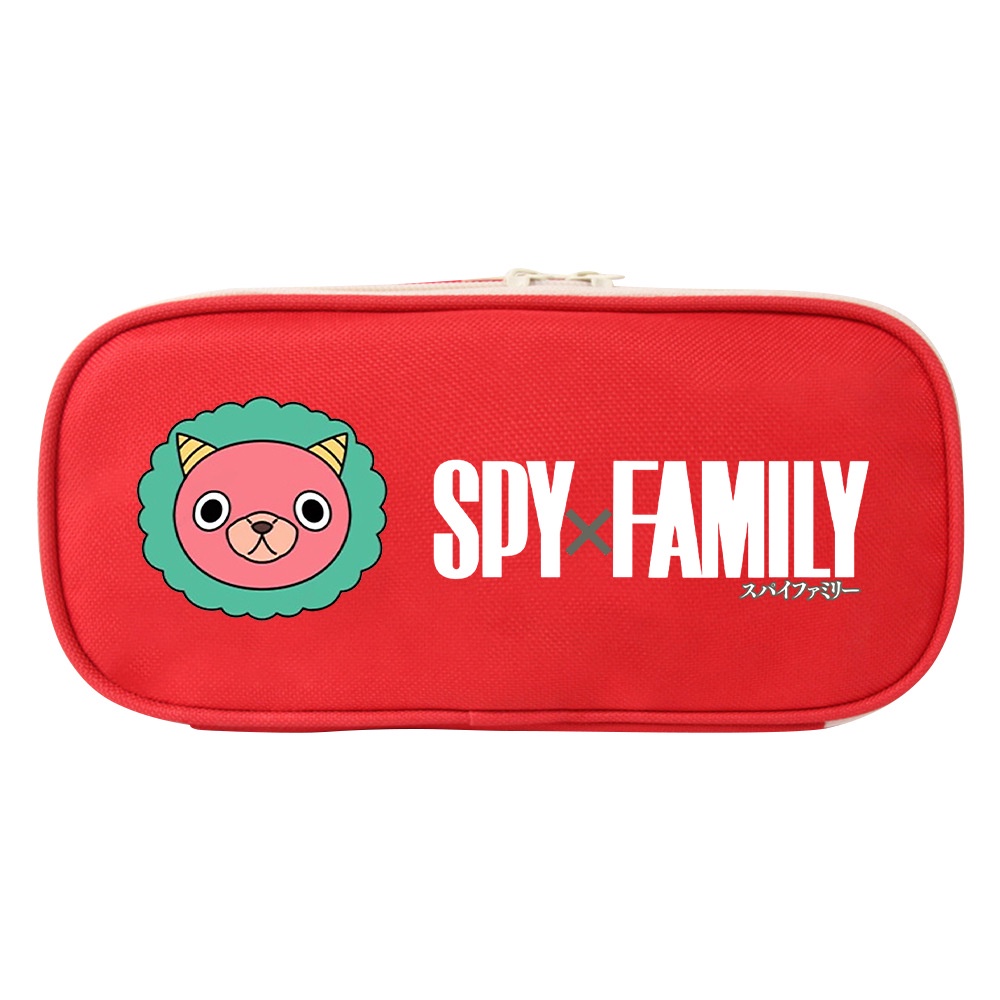 Túi Đựng Bút Vải Canvas Đa Năng In Hoạt Hình Spyxfamily Anya Forger Dễ Thương Cho Bé