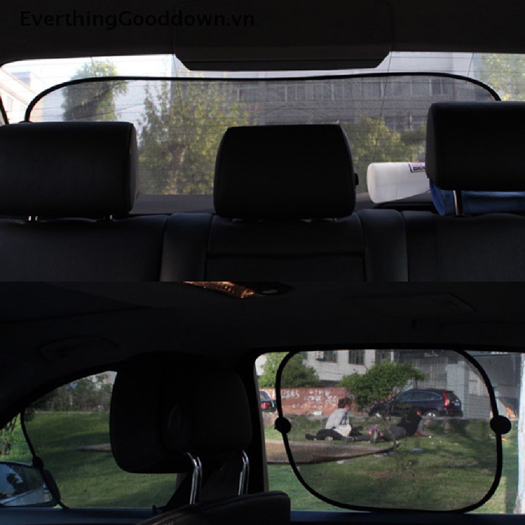 Everthinggooddown set 5 Tấm Lưới Che Nắng Cửa Sổ Xe Hơi Chống Tia UV