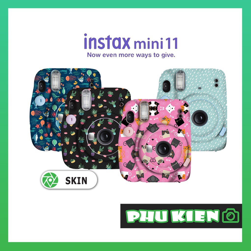 Skin dán Deacl cho máy ảnh Instax Mini 11
