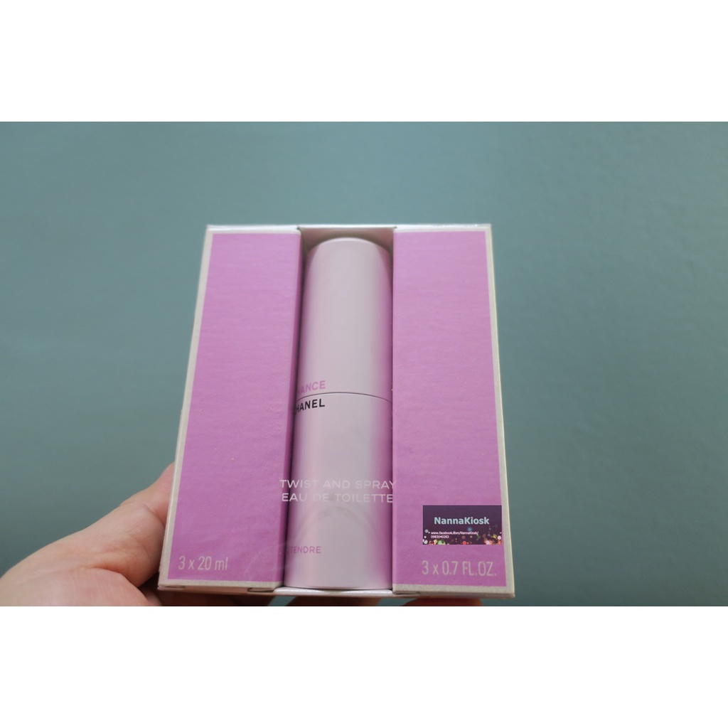 Nước hoa nữ Chanel Chance Eau Tendre - EDT 3 chai x 20ml