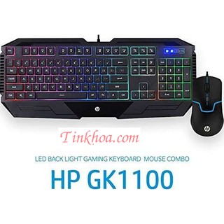 BỘ BÀN PHÍM + CHUỘT CÓ DÂY HP GK1100 LED( USB) FL-ESPORTS