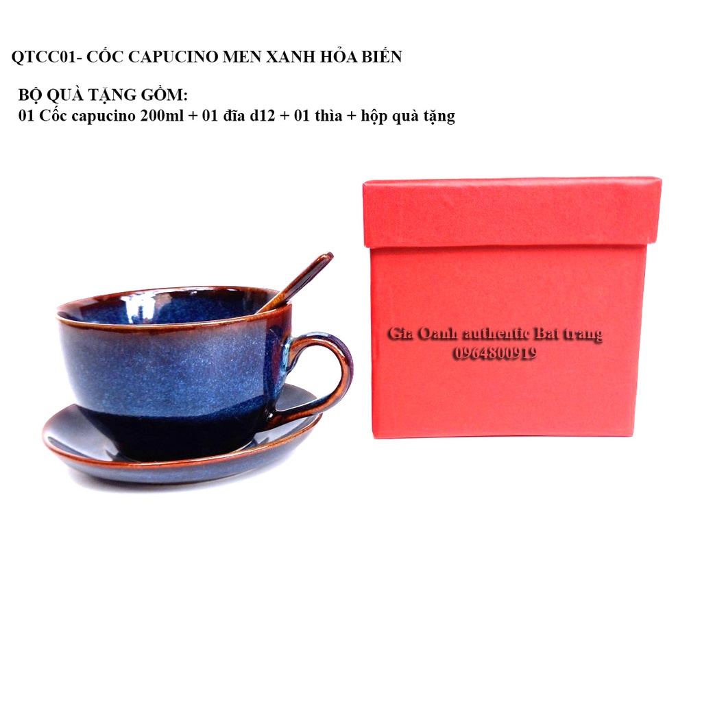 cappuccino gift set - Bộ quà tặng cốc cappuccino một bộ quà tăng đẹp, ý nghĩa và đẳng cấp nhân dịp năm mới, lễ tết