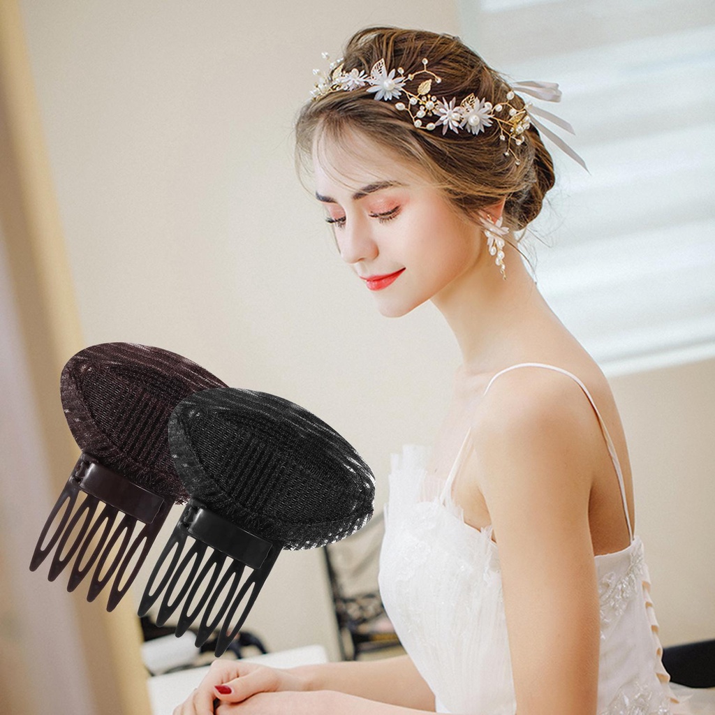 ❈BEAUTY❈ 1/4pcs Hot Puff Hair Head Cushion DIY Fluffy Bump it Up Hair Beauty Tool for Women Lady Girl Princess Styling Volume Hair Base