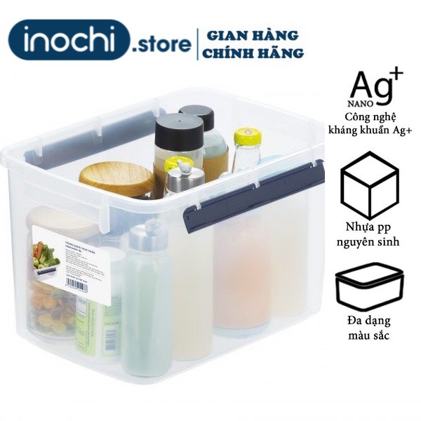 Thùng Đựng Thực Phẩm Hokkaido 10L-18L-30L các loại đồ khô để tủ lạnh Chính Hãng Inochi
