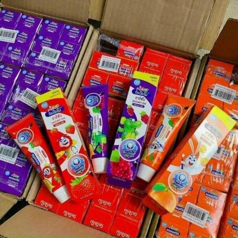 Kem Đánh Răng Trẻ Em Thái Lan Kodomo 40g