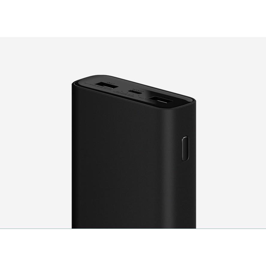Pin sạc dự phòng 20000mAh Xiaomi gen 3 ( đen) | BH 3 tháng