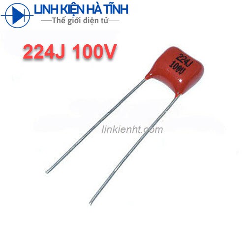 TỤ ĐỎ CBB 224J 100V 220NF
