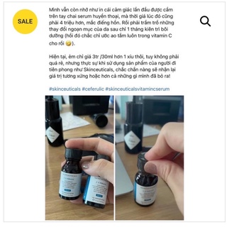 Tinh chất dưỡng da Skinceuticals C E Ferulic mini