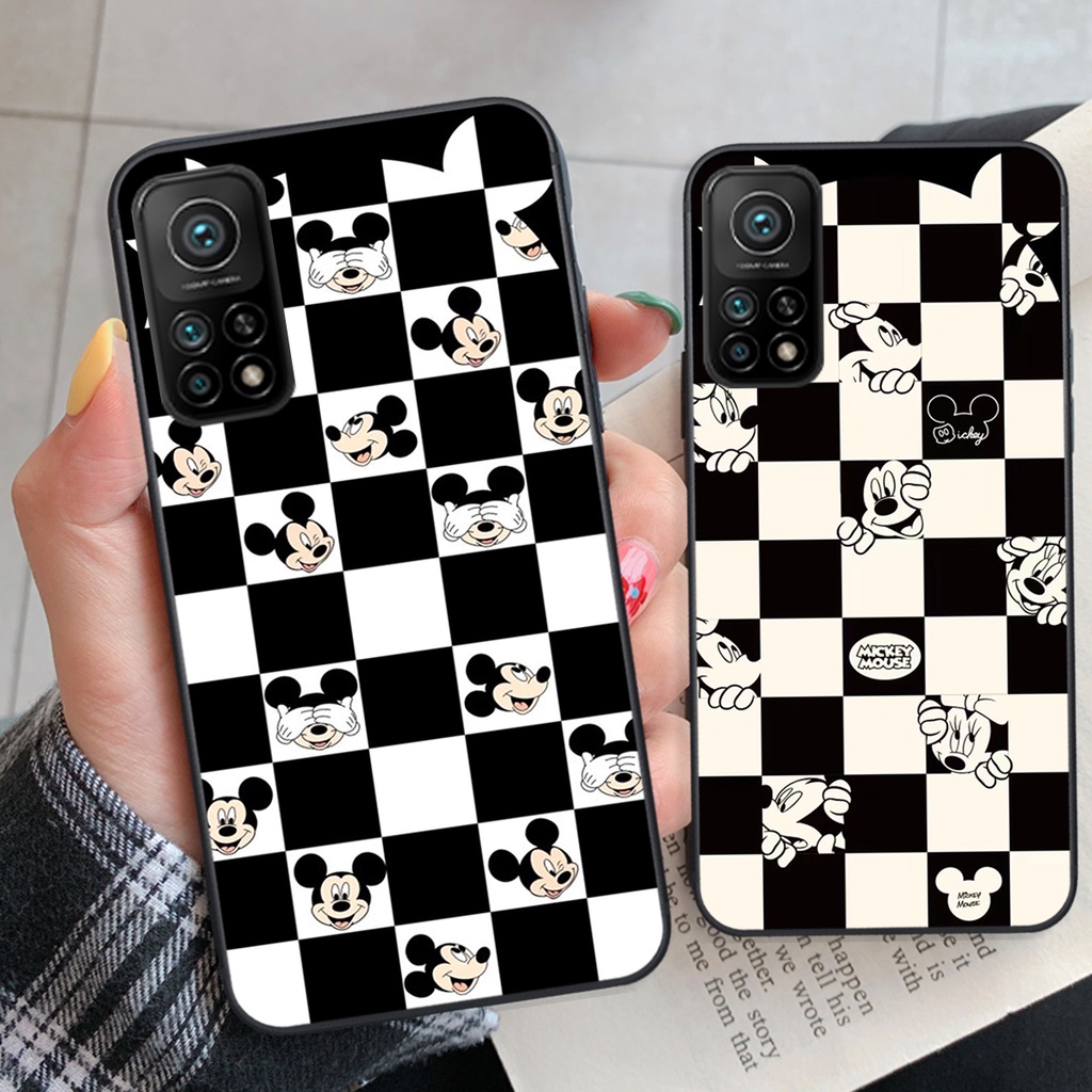 Ốp lưng Xiaomi Mi 10T Pro trái tim họa tiết caro, mikey họa tiết beabrick kaws cute