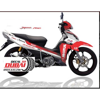 Tem Trùm Jupiter Fi Đỏ Trắng Motul