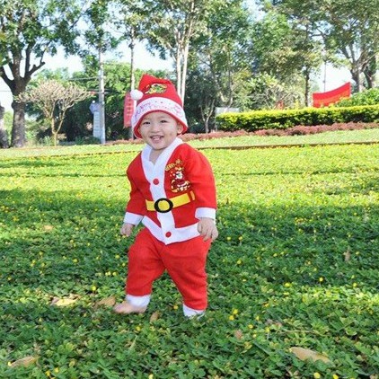 Bộ quần áo Noel dễ thương cho em bé - Quần áo hóa trang lễ giáng sinh