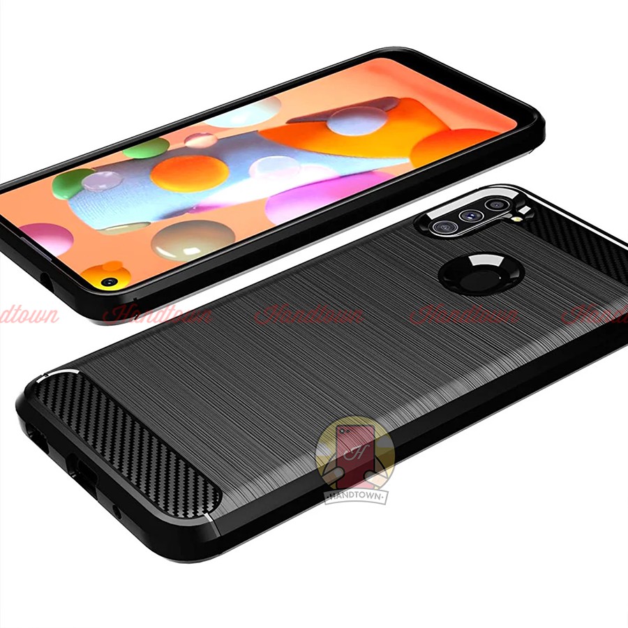Ốp Lưng Samsung Galaxy A11 Chống Sốc Vân Phay Xước
