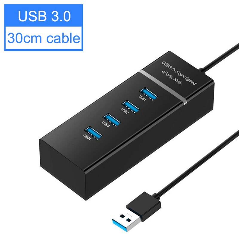 [HCM]Bộ Chia Cổng USB 3.0 Tốc Độ Cao 5Gbps Có Đèn Led 4 Cổng Cắm Sạc Và Truyền Dữ Liệu hub chia cổng usb 3.0 cổng chia u