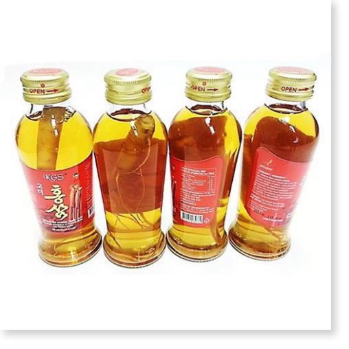 Nước Sâm có củ KGS Hàn Quốc hộp 10 chai - 120ml (Korean Red Ginseng Liquid) 500.000- 45