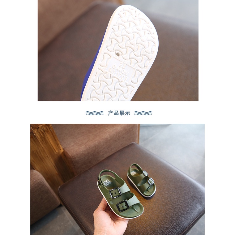 Giày Sandal Quai Ngang Chống Trượt Phong Cách Hàn Quốc Đáng Yêu Dành Cho Trẻ 1-4 Tuổi SF9316
