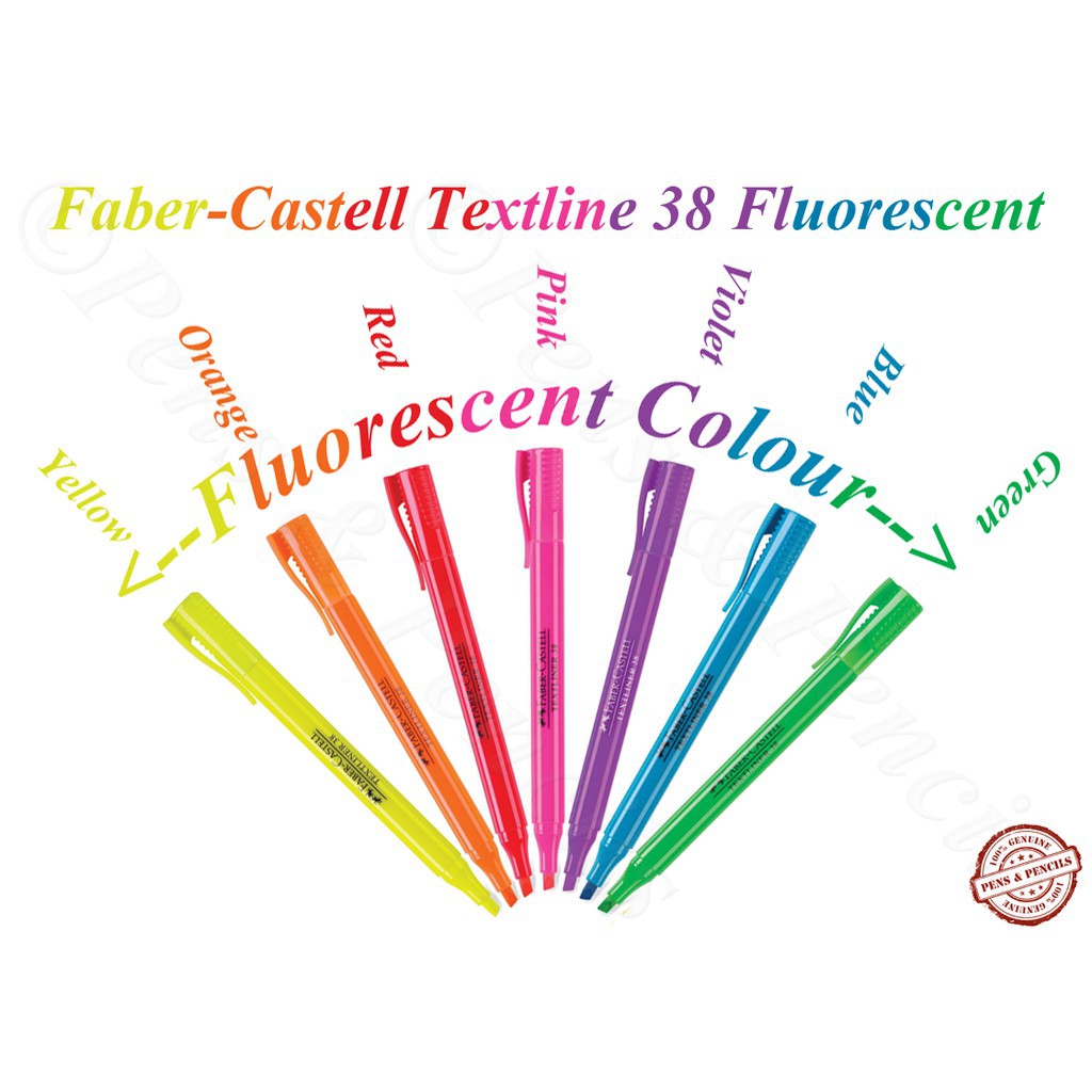 [Tông Màu Pastel & Dạ Quang Sáng] Bút Dạ Quang Faber-Castell Textliner 38 Pastel & Fluorescent