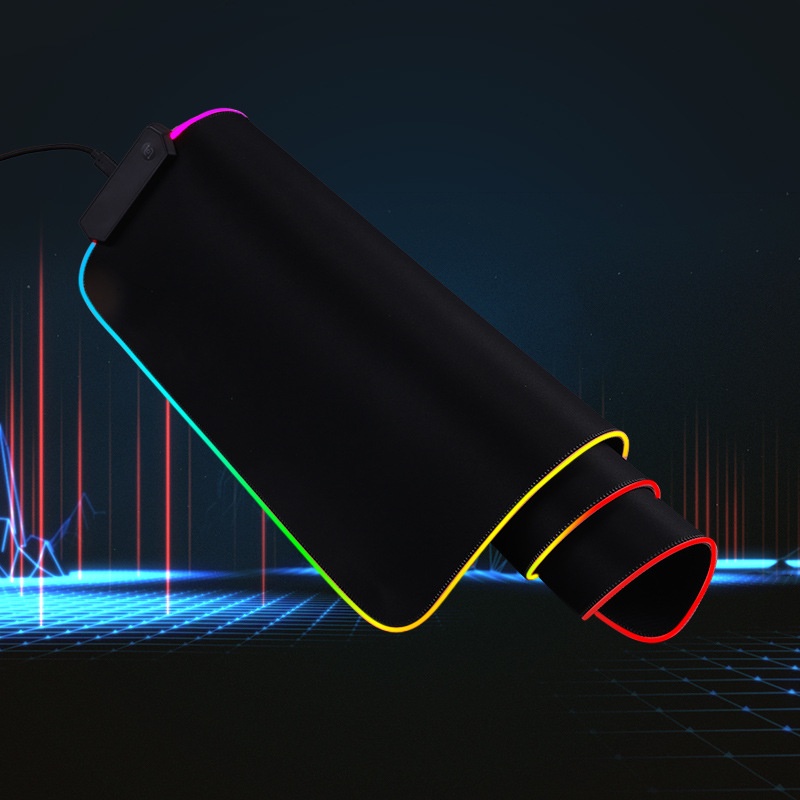 Lót chuột led RGB, bàn di chuyển chuột gaming khổ 80 x 30cm