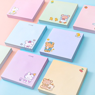 Giấy ghi chú Giấy note Sticky note Gấu xinh