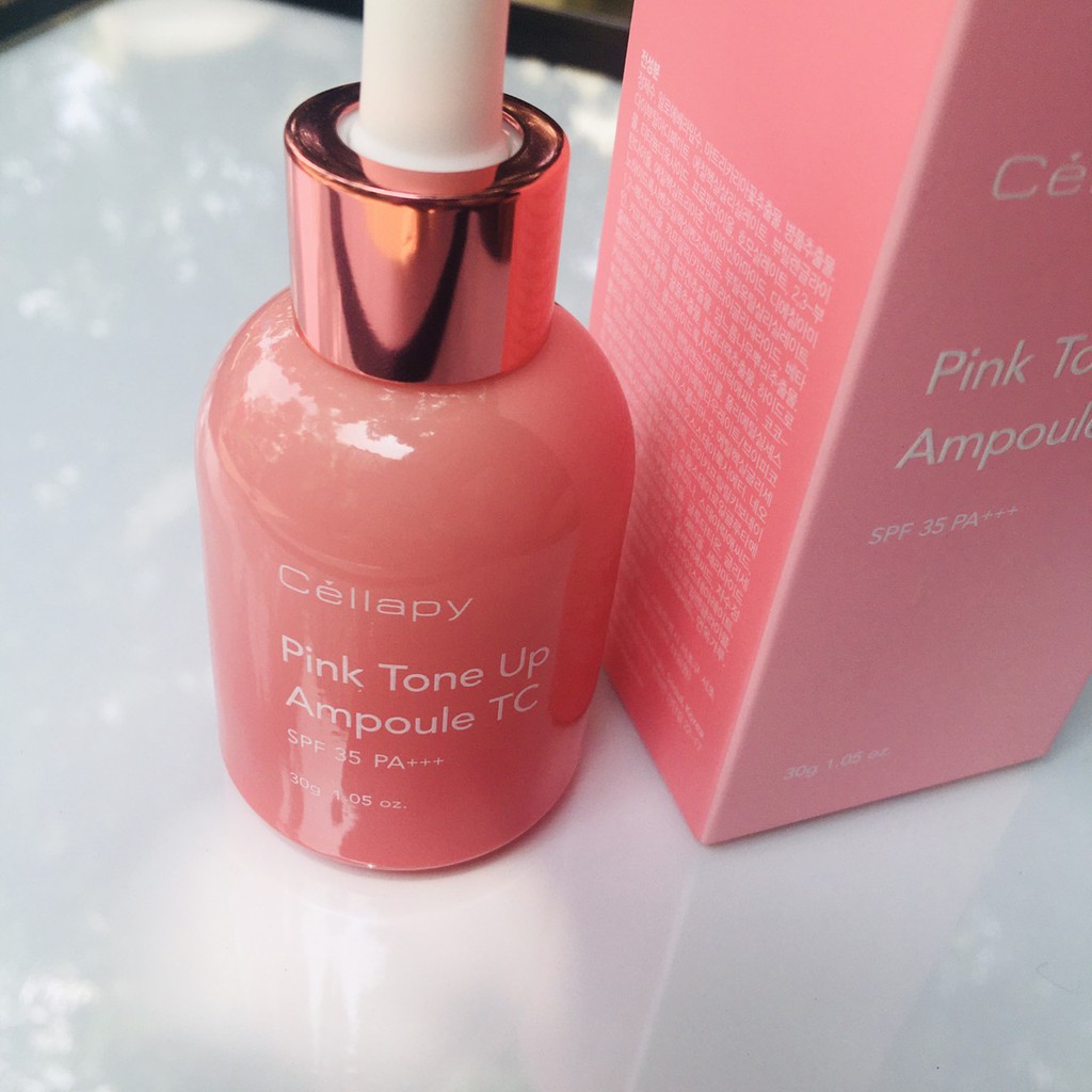 Serum Cellapy Nâng Tông Dưỡng Da Pink Tone Up Ampoule TC Chống Nắng SPF35+ PA+++ | BigBuy360 - bigbuy360.vn